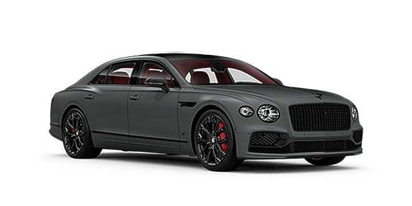 Bentley Busan Bentley Flying Spur S front three quarter in Cambrian Grey paint