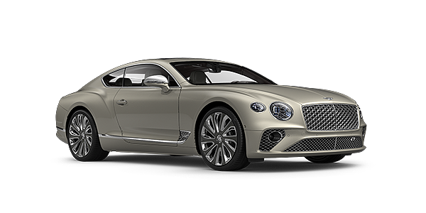 Bentley Busan Bentley GT Mulliner coupe in White Sand paint front 34